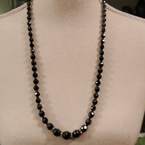 Vintage glass bead necklace